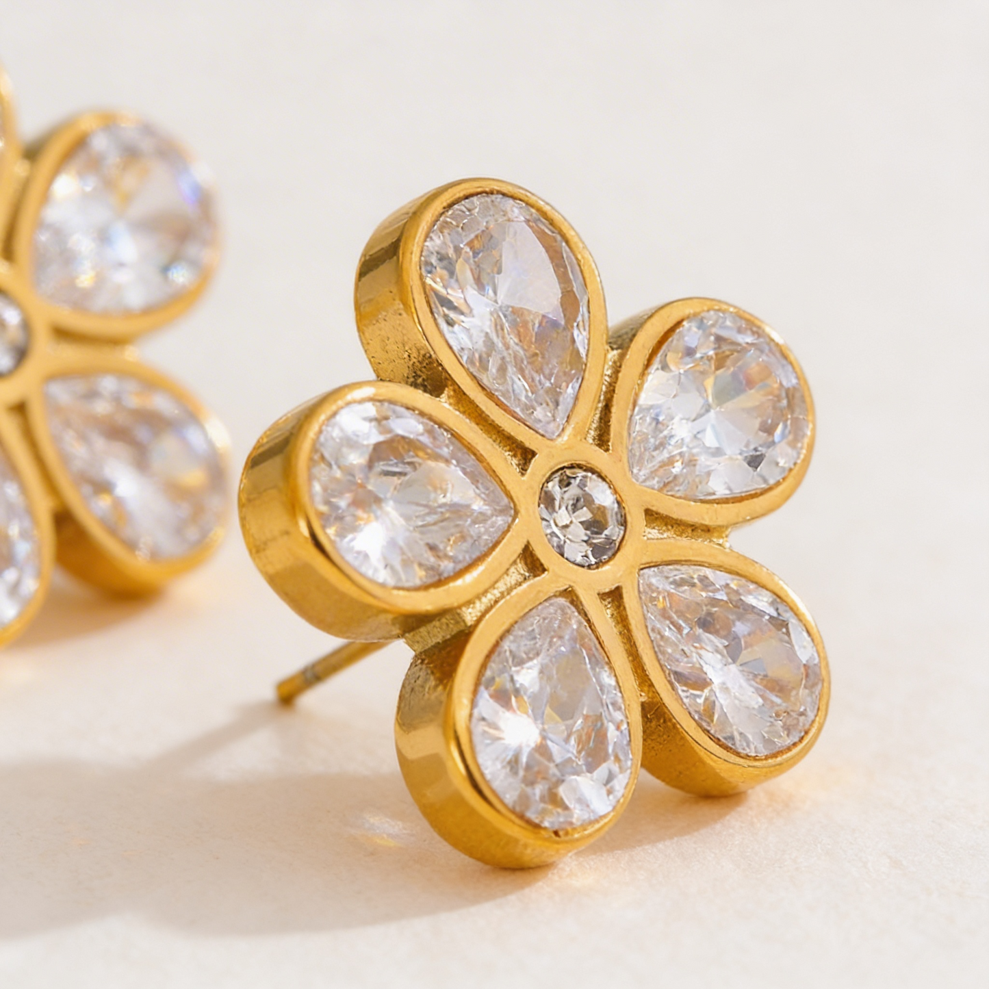 Elide Earrings – Stainless Steel & Gold Finish